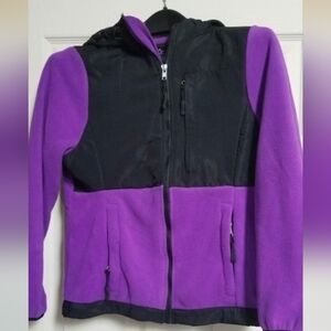 Purple and Black Fleece Jacket